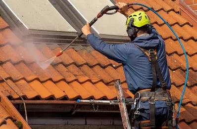 Démoussage et hydrofuge de toiture à Trèbes